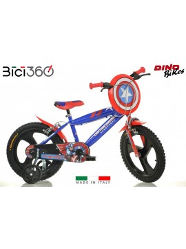 Bicicletta Captain America 16" bambino