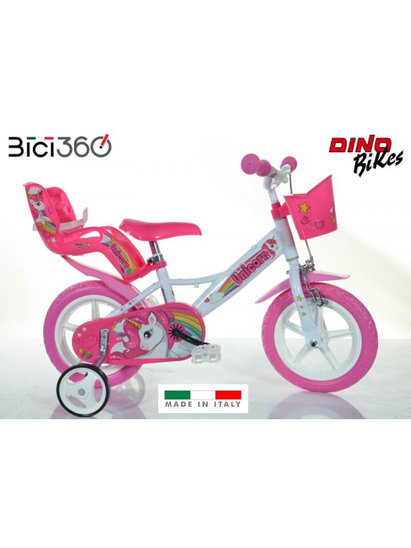 Bicicletta Unicorno 12" bambina