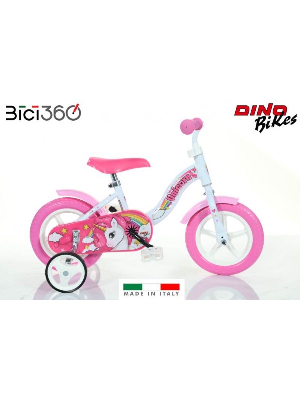 Bicicletta UNICORNO bambina 10 - Dino Bikes