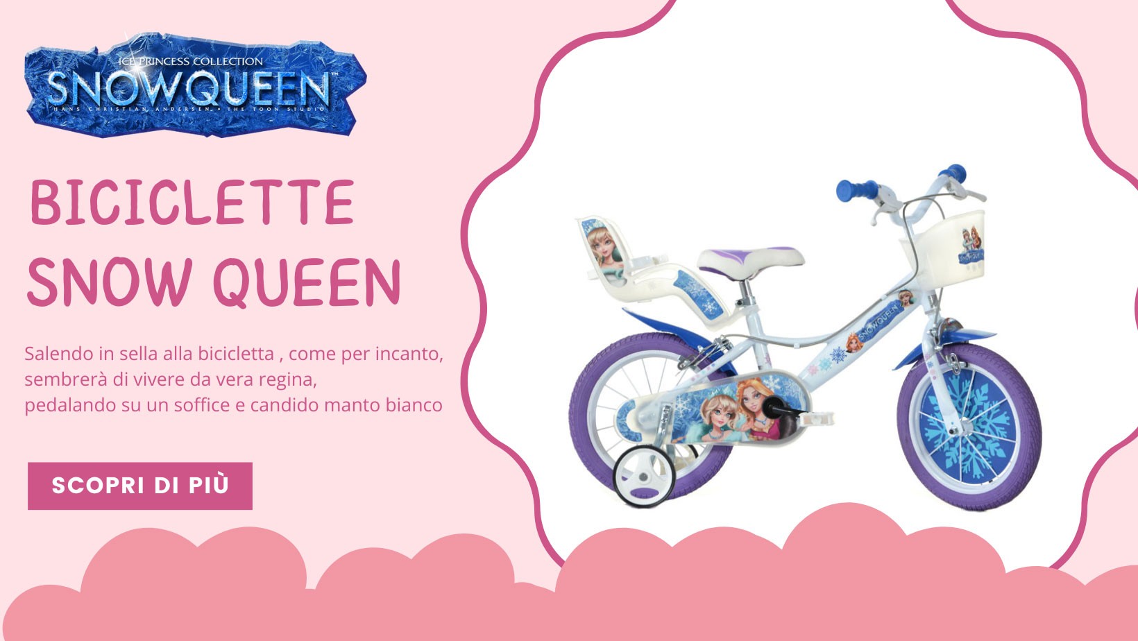 Biciclette Snow Queen Toon Studio